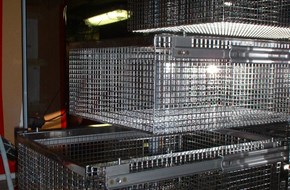 Stainless sliding baskets