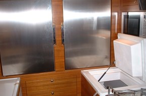 Freezer countertop and refrigerator wall installation